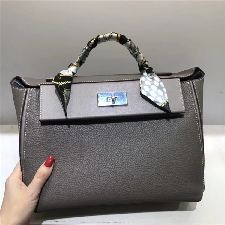 Luxury Handbags Designer Litchi Patterned Fashion