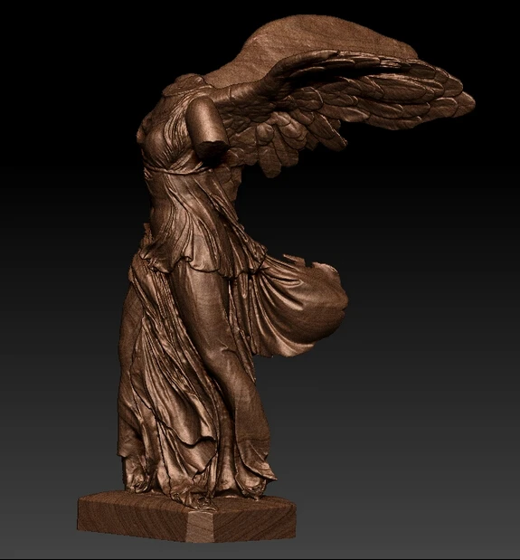 Новая модель! 3d модель для ЧПУ или 3D принтеров в формате STL Victory angel|3d model for cnc|for cncmodel
