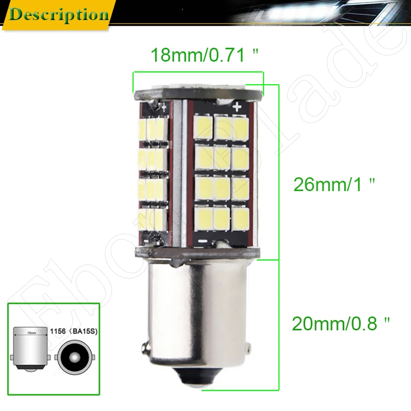 car led light FH1156-2835-56SMD-R(10-30V) (12)