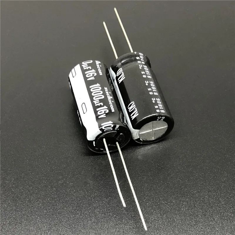 5 шт./50 шт. 1000 мкФ 16В NICHICON KL 12 5x25 мм 16V1000uF низкая утечка тока Алюминиевый