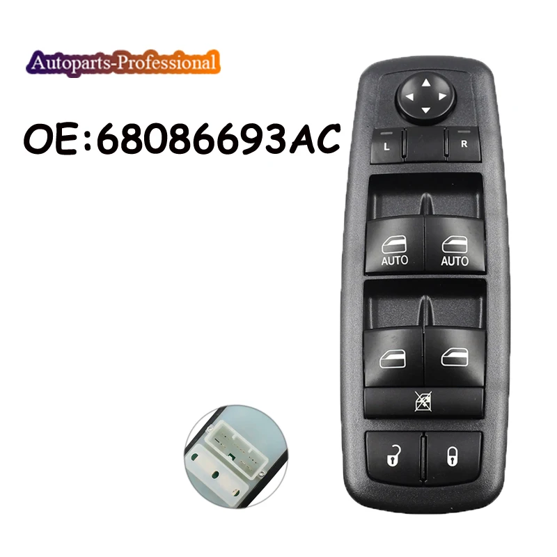 

For Jeep Grand Cherokee Dodge Durango 2011-2013 Driver Side Electric Power Master Window Switch 68086693AC Auto Parts