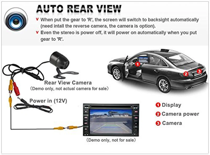 Night Visiono Backup Car Rear View Toyota Yaris Vitz Geely Jingying (5)