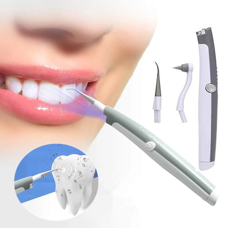 

Electric Sonic Teeth Wash Machine Tooth Stain Eraser Plaque Remover High Frequency Vibration Teeth Whitening Dental Cleaning