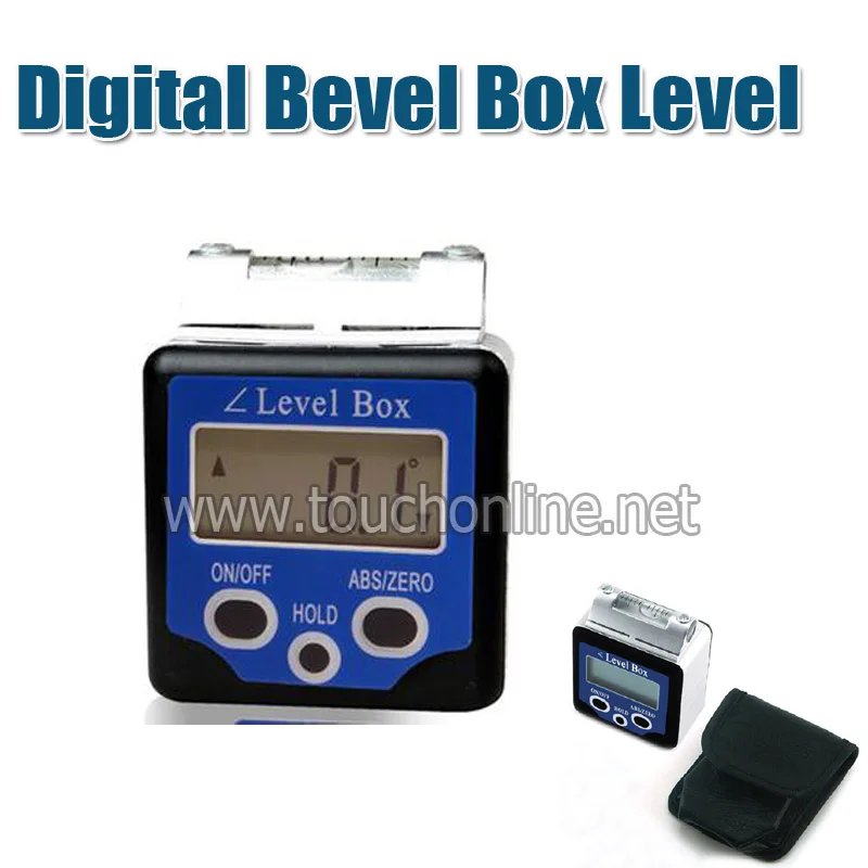  Digital Bevel Box Level Angle Finder Gauge Sensor 360 Degrees Protractor Spirit Level Inclinometer 