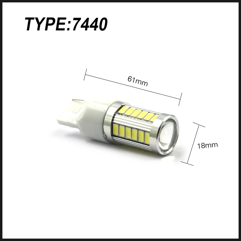 1X 1156 BA15S 7443 7440 3157 1157 BAY15D 33led 5630smd автомобиля задние светодиодные лампы тормозного