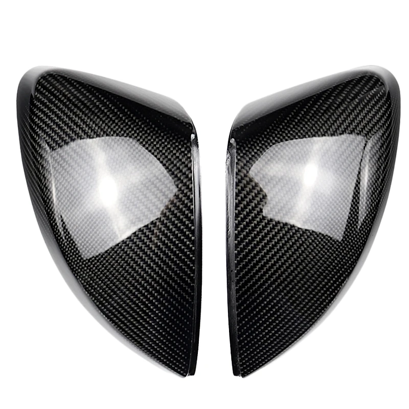 

For Audi A3 2013-2019 Carbon Fiber Side Wing Mirror Covers Caps Replacement Decoration
