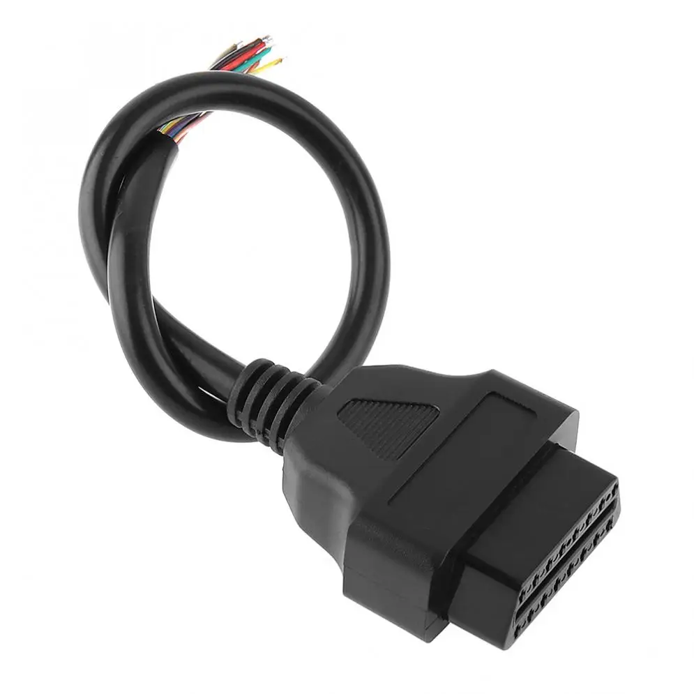 

OBD OBD-II 16Pin Female Extension Connect Opening Cable Line Car Diagnostic Interface Connector OBD2 Female Converter Male Cable