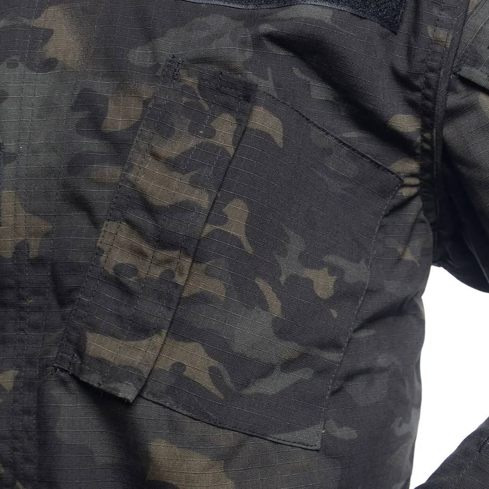 Мультикам черный военная униформа, камуфляж костюм татико Тактический военная Униформа камуфляж Airsoft Пейнтбол оборудования одежда