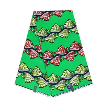 

Ankara African Printed Wax Fabric Nigeria Fabric 100% Cotton Real Cloth Wax Fabric Sewing Material for Woman Party Dress 6yards