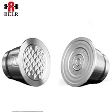 

Capsulas Nespresso Round/Square Hole Reusable Coffee Filter Capsules Cup Dripper Stainless Steel Nespresso Refillable Capsule