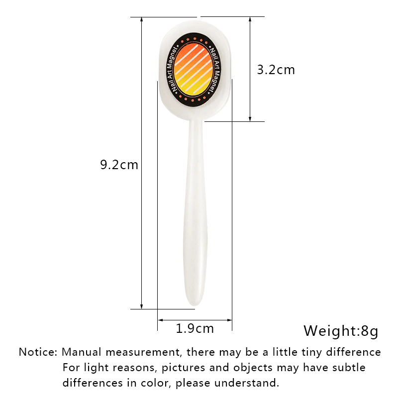 MEET ACROSS 5D кошачий глаз гель магнитная доска толстый сильный магнит Стик для Гель-лак «кошачий глаз» магнит Маникюрный Инструмент