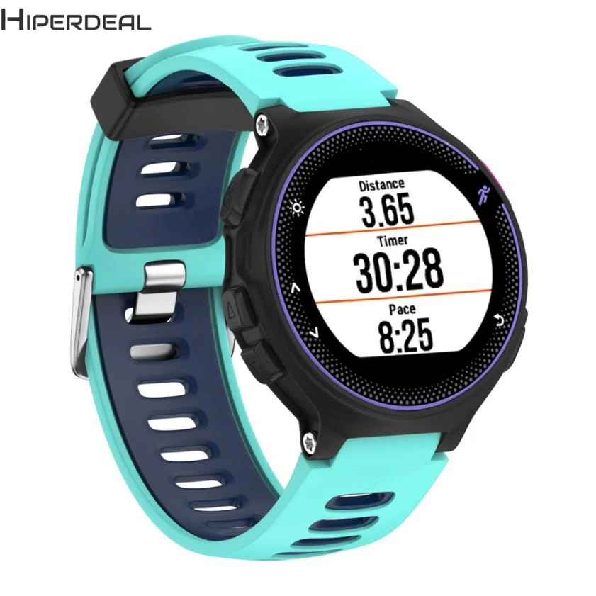 

HIPERDEAL New Soft Silicone Replacement Wrist Watch Band for Garmin Forerunner 230 / 235 / 220 Hot 17Dec16 Drop Ship F