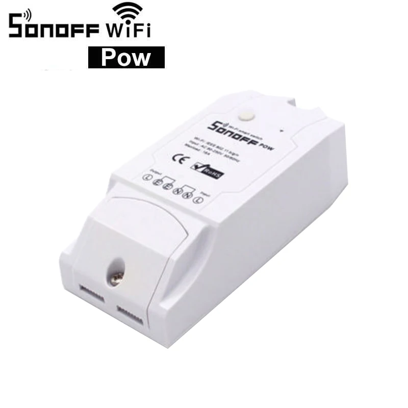Sonoff Pow R2 15A измеритель мощности, измеритель энергии, монитор, беспроводной переключатель Wi-Fi с функцией разделения времени, пульт дистанционного управления, Умный домашний комплект