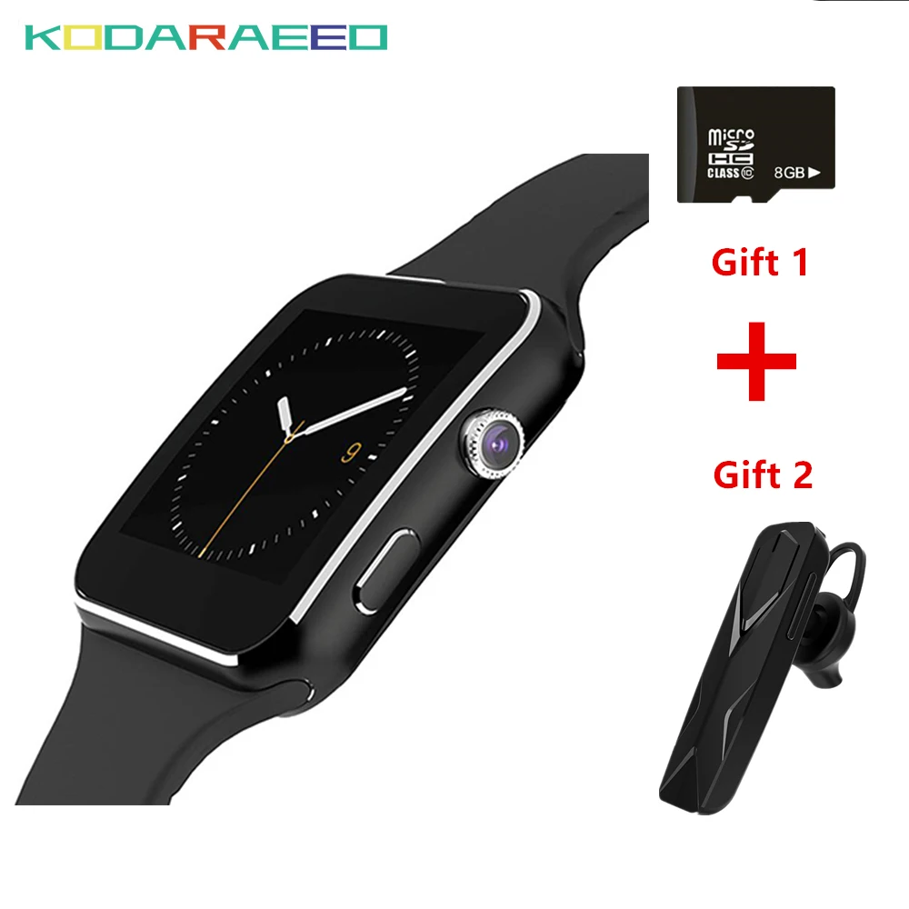 X6 Smart Watch Men Relojes SIM TF Card relogio Sport Passometer
