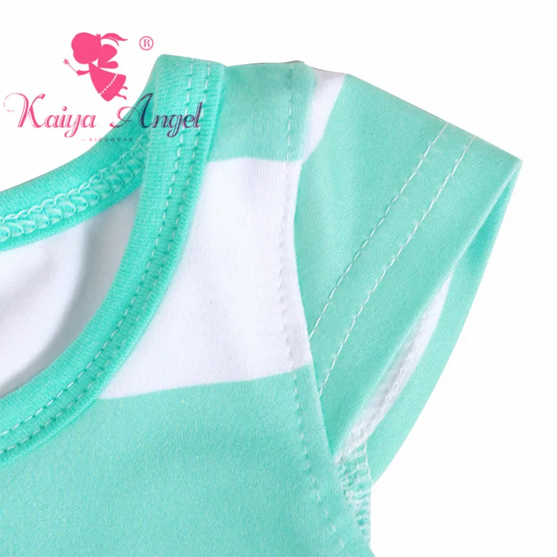 Kaiya Angel/Летняя Пижама для новорожденных мальчиков и девочек, одежда для малышей, Розовая белая точка 4 июля, комбинезон без рукавов с оленем и цветочным принтом