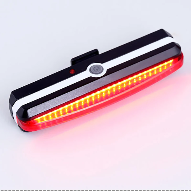

Bicycle Rear Light USB Rechargeable Strobe Warning Lamp Bike Front Taillight Flashlight Rear Lighting Cycling Night Safety Lamp