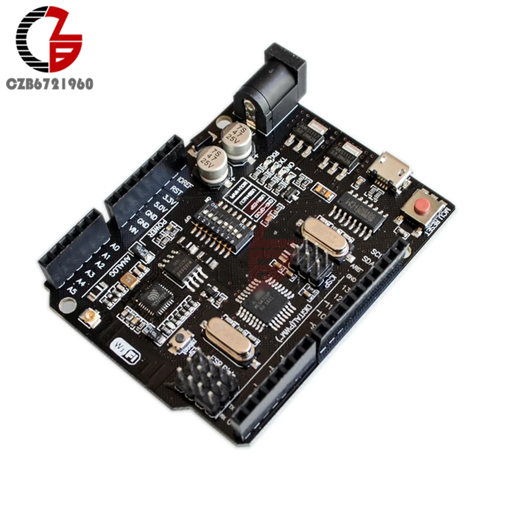 WeMos WIFI ATmega328P + ESP8266 (32Mb Memory) USB to TTL CH340G Development Board For Arduino NodeMCU UNO R3 ONE цена WeMos WIFI ATmega328P + ESP8266 (32Mb Memory) USB to TTL CH340G Development Board For Arduino NodeMCU UNO R3 ONE цены онлайн