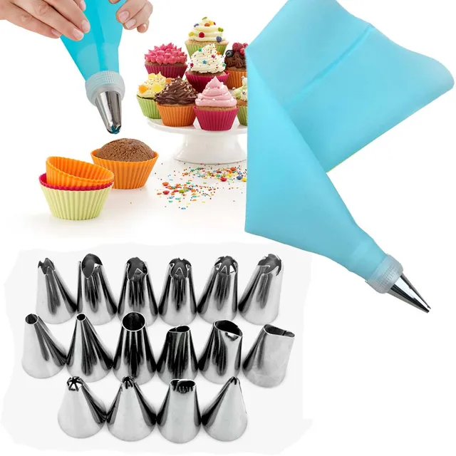 reusable piping bags and nozzles