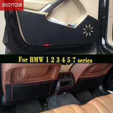 Автомобильные тормозные колодки спереди и сзади двери сиденья анти-kick коврик аксессуары для хэтчбеков BMW серий 1 F20 2 F45 F22 3 E90 F30 4 F32 5 E60 F10 G30