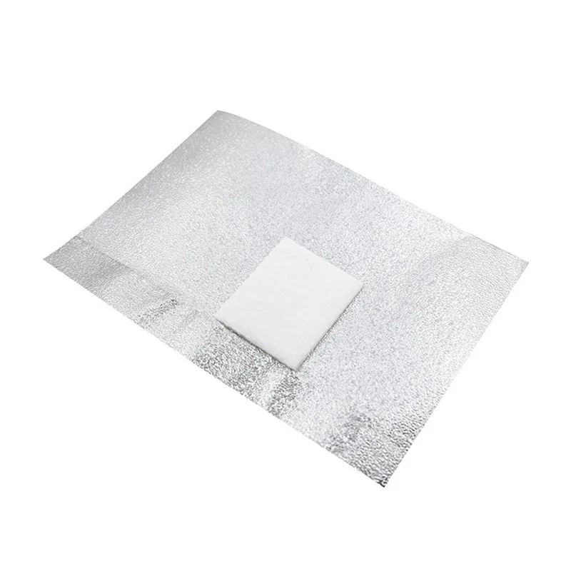 

30Pcs/Bag Embossing Aluminium Foil Nail Art Soak Off Polish Nail Removal Wraps Nail Towel Gel Polish Remover Manicure Tool