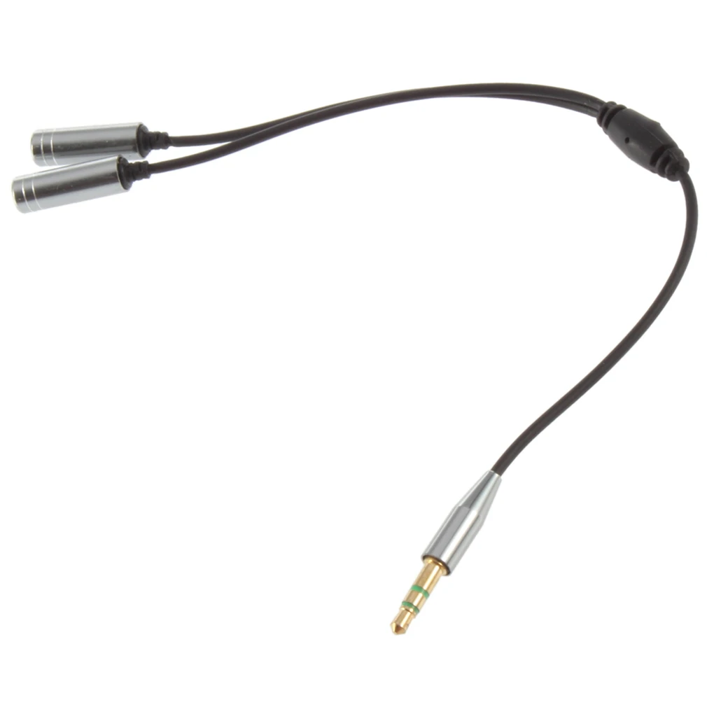 Goedkoop Audio Kabel Jack 3.5mm Man 2 Vrouw Koptelefoon Verlengkabel 3.5mm Hoofdtelefoon Splitter Adapter voor iphone Laptop