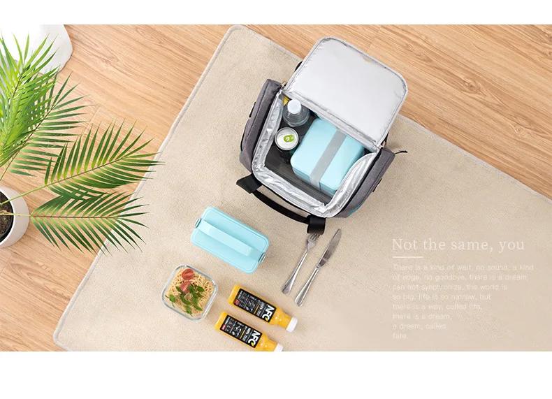 Small 5L Lunch Thermal Insulated Food Bag Casual Picnic Cooler Box