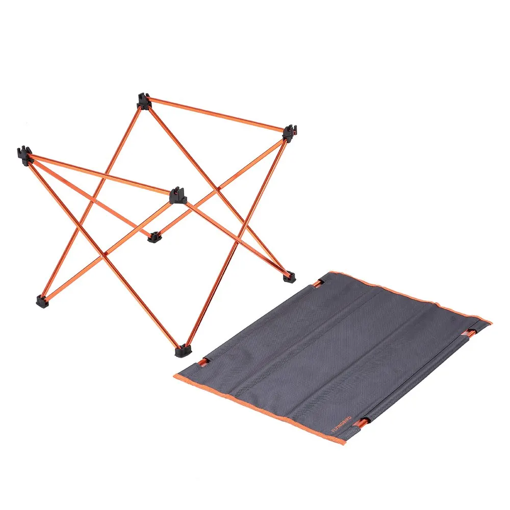 Mesa com Saco de Tecido Dobrável para Camping Dobrável de Alumínio ao ar Mesa Livre Portátil Ultraleve Oxford Caminhadas Picnic 14 Mesa dobrável de alumínio ao ar livre