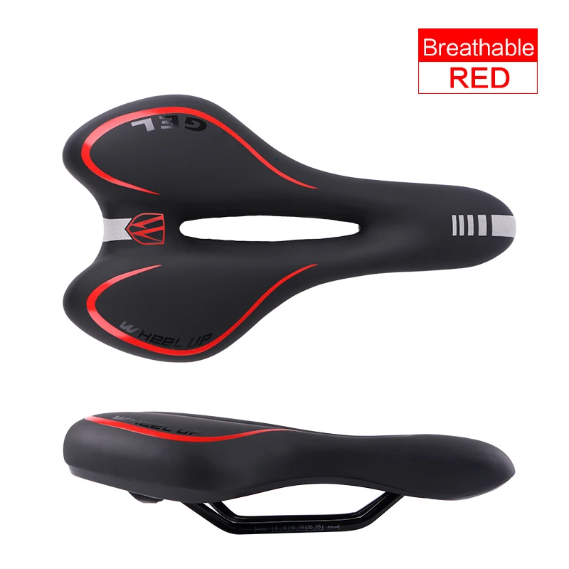 

Soft Gel Bike Seat Cushion PU Leather Mountain Road Cycling Saddle Soft Comfort MTB Front Seat Cushion Riding Accessories