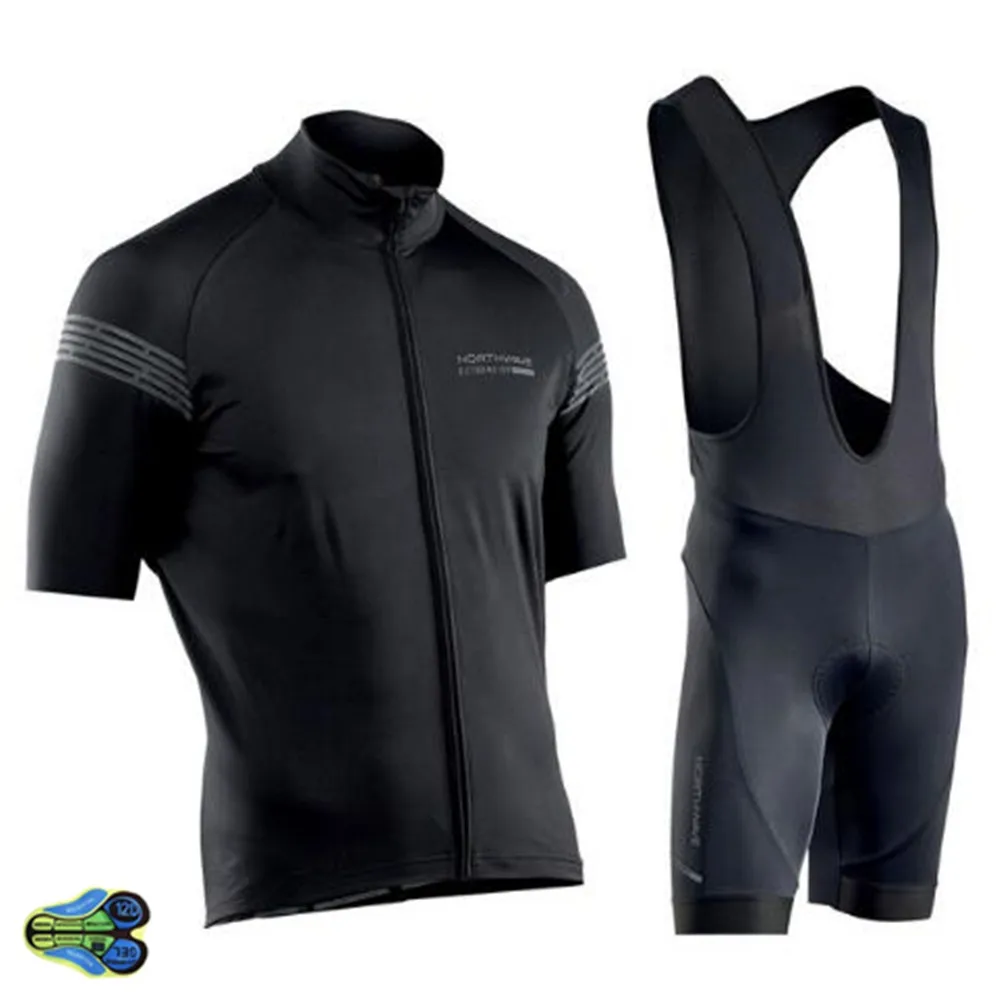 

Cycling Set 2019 NW Bicycle Cycling Clothing Black Mountain Ropa Ciclismo Uniform Summer Cycling Jersey Men Bike Pro Sport Wear