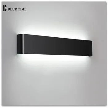 

Metal Modern Led Wall Light Black&White Sconce Wall Lamp AC110V 220V For Living room Bedroom Bedside Bathroom Mirror Front Light