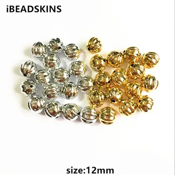 

New arrival! 12mm 200pcs/lot Acrylic UV Plating round stripe-shape Beads for Jewelry DIY (Design as shown)