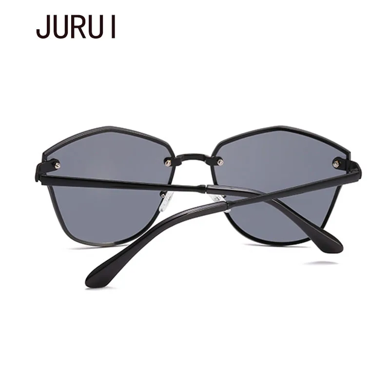 Jurui 2018 Новый Негабаритных кошачий глаз Солнцезащитные очки для женщин Для Мода