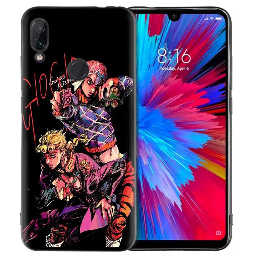 JoJo Необычные Приключения силиконовый чехол для Xiaomi Mi 9 8 Play A1 A2 Redmi Note 7 6 6A 5 Plus S2 GO Lite Pro Pocophone F1 - Цвет: 06