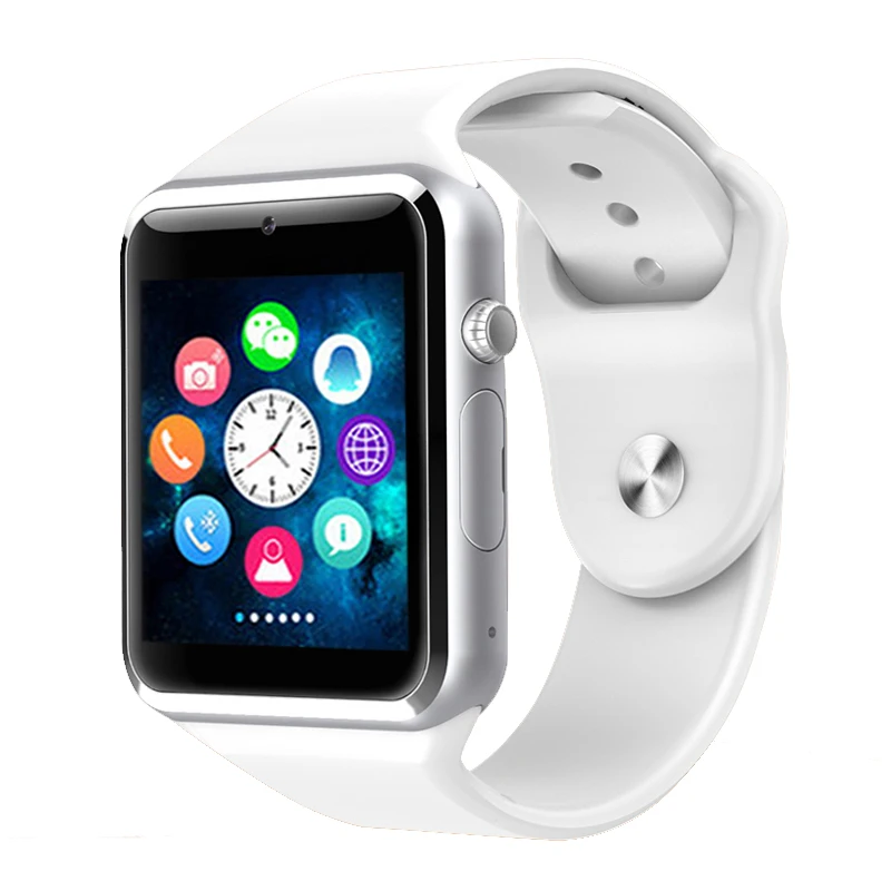 A1 наручные часы Bluetooth Смарт фитнес Шагомер одежда SIM Камера Smartwatch для Android