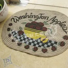 Деревенский экзотический пеньковый абсорбирующий ковер с принтом, одеяло, коврик для спальни, гостиной, коврики