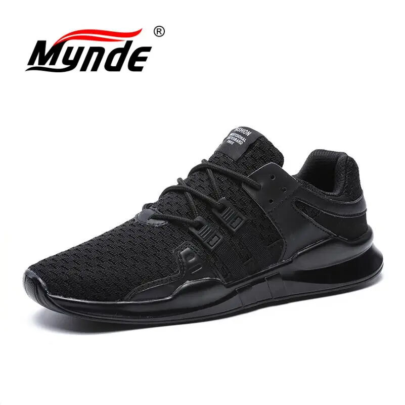 MYNDE 2018 New Men's Mesh Breathable Running Shoes Male Shoes Men sneakers Lace Up Comfortable Shoes Women Lovers Sport Shoes swyivy women sports shoes anti slip thick sole running shoes 2018 summer mesh breathable lace up female sneakers comfortable