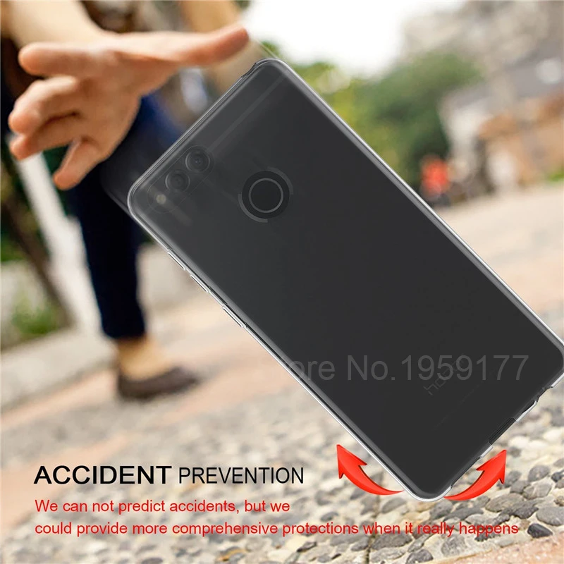 MODAZONGYE Soft Transparent Case For Huawei Honor 7X Case Cover Silicone Back Cover Phone Case For Huawei Honor 7X 7 X BND-L21 (2)