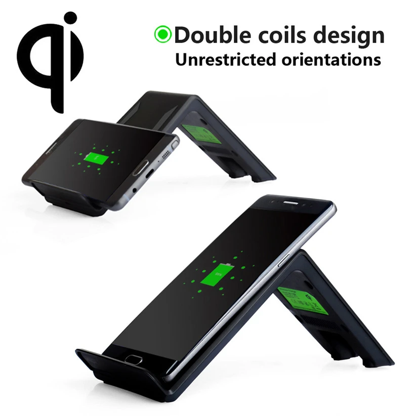 Fast Charge Qi Wireless Charging Stand Dock for Samsung