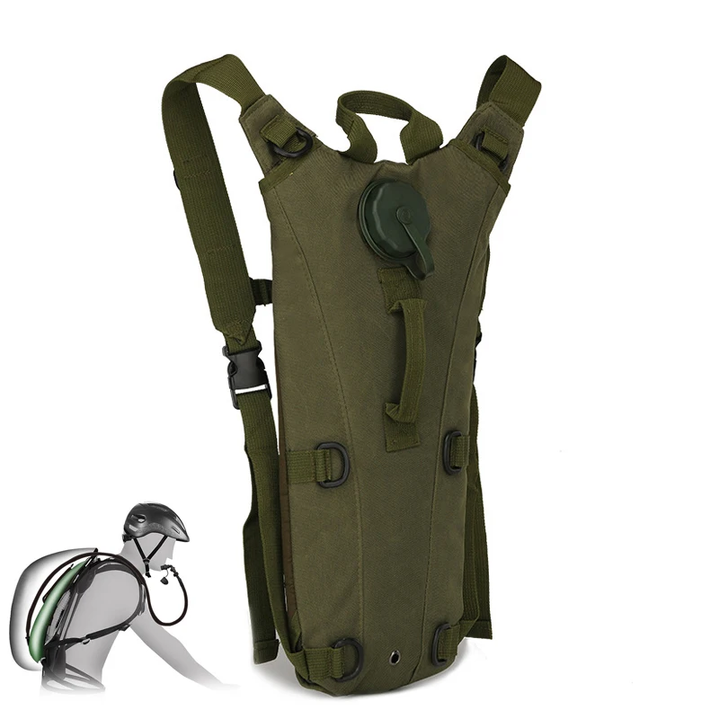 

Outdoor Camping Hiking Cycling 3L Water Bag Molle Military Tactical Hydration Backpack Camelback Nylon Camel Water Bladder Bag