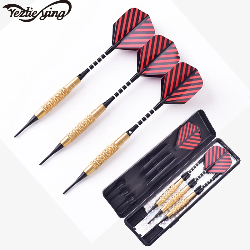 

3PCS/Set of Soft-Pointed Brass Darts 18g Professional Darts Indoor Sports Darts Pin Sports Game Free Shipping