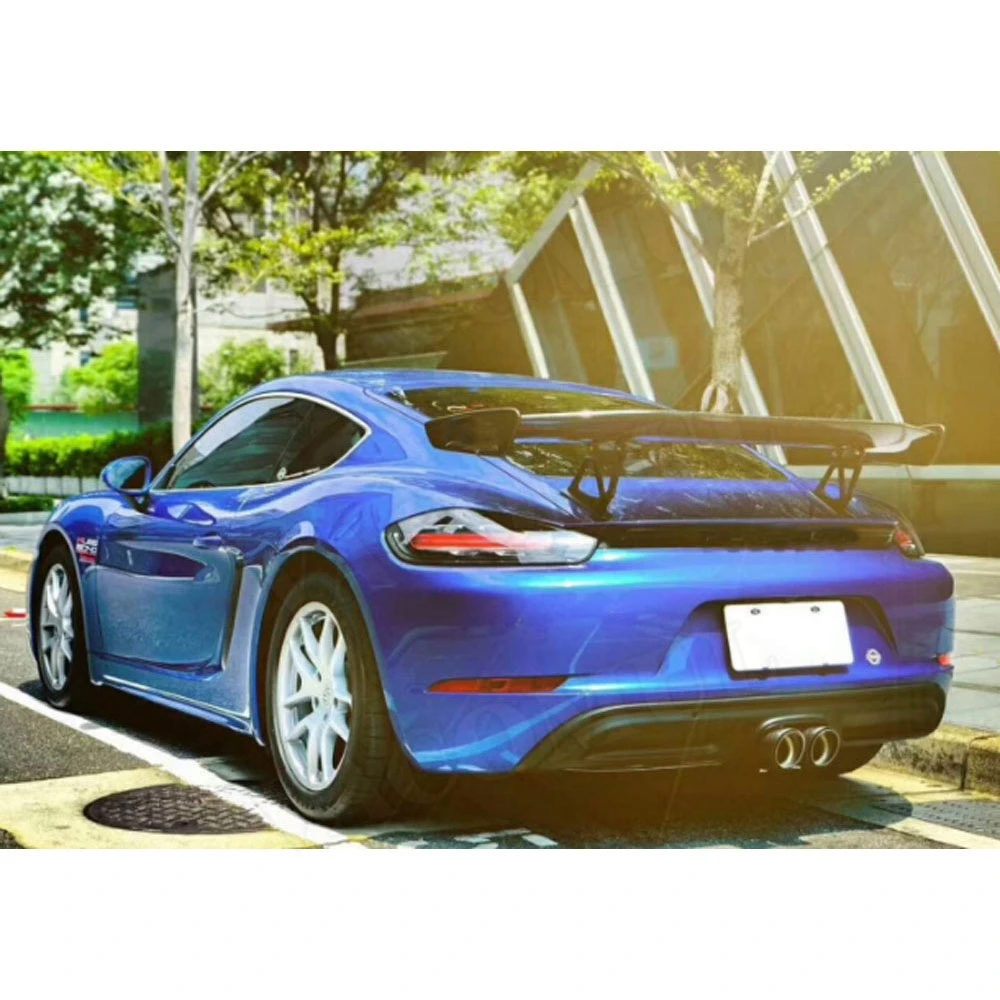 Задний спойлер из углеродного волокна задние крылья для Porsche Cayman 981 986 987 718 GT4 GT 2016