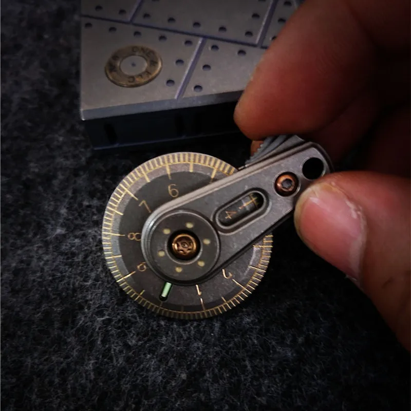 

New EDC Tool Titanium Rolling Ruler Mini Pocket Tools for Everything Measuring Smart Cute Ruler