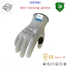SAFETY-INXS ST57001 guantes corte вязаные износостойкие перчатки с защитой от порезов, уровень 3, сертификация EC, защитные перчатки