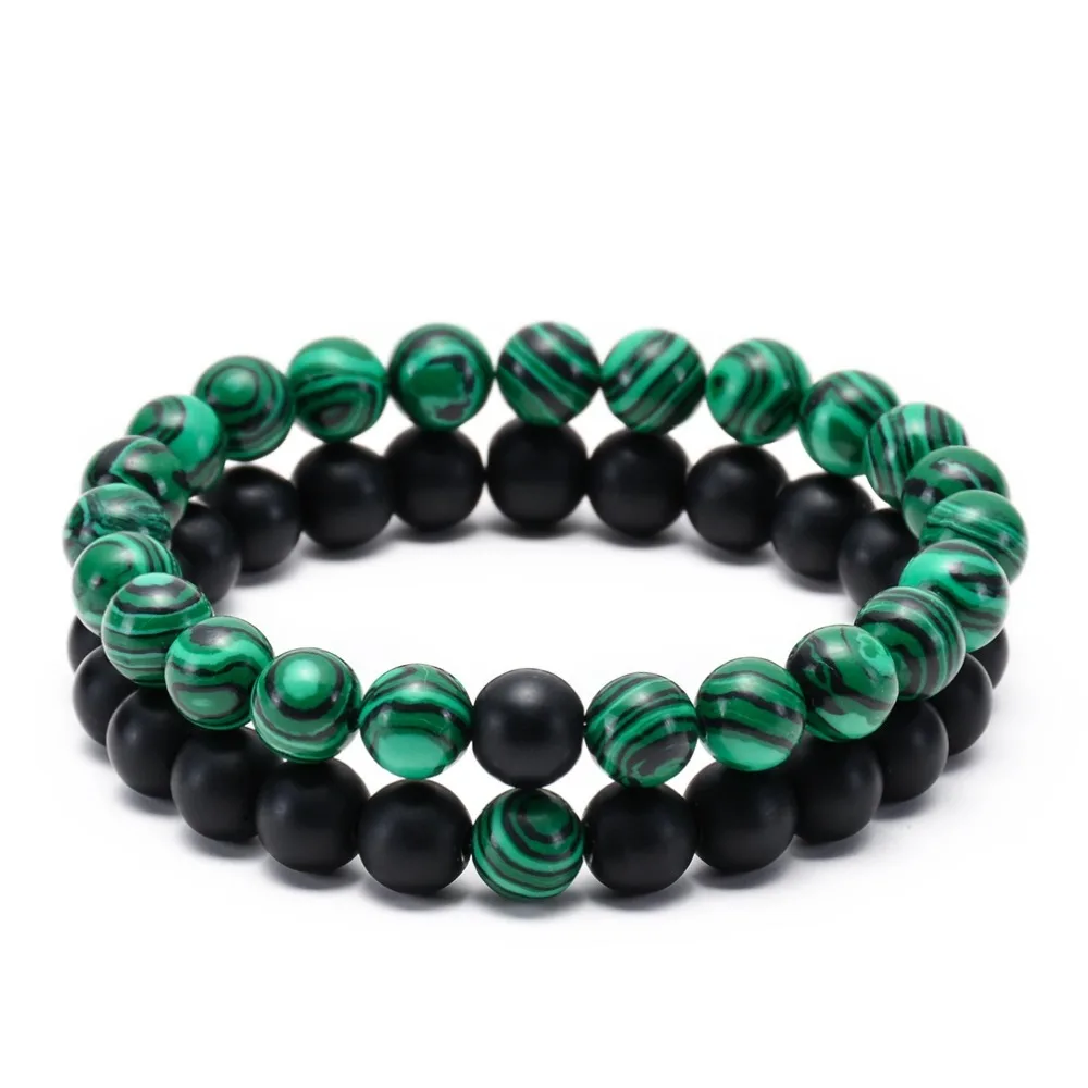 

High Quality Blue Green Red Natural Turquoises Stone Bracelet Homme Femme Charms 8MM Men Strand Beads Yoga Bracelets Women