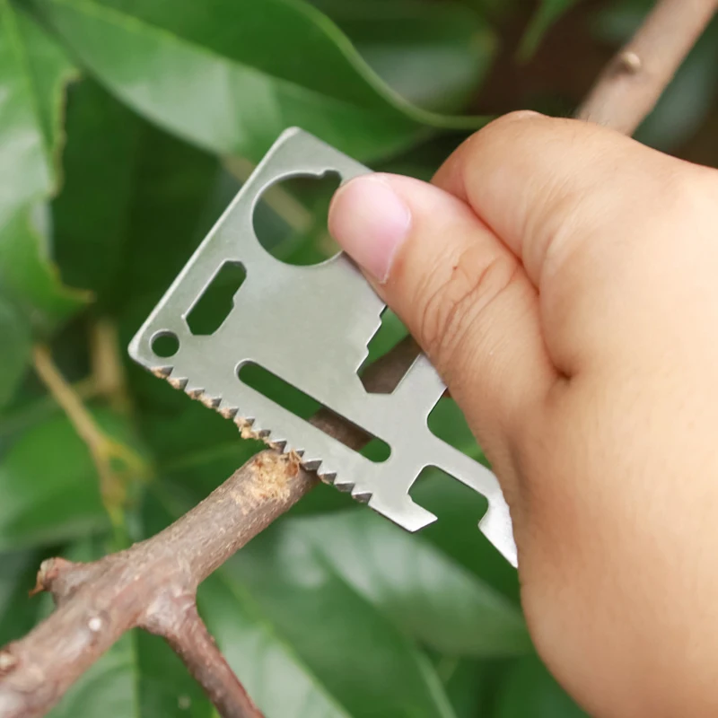 

Outdoor Camping Tool Card Swiss Army Knife Card Universal Life Card Multifunctional Card Knife