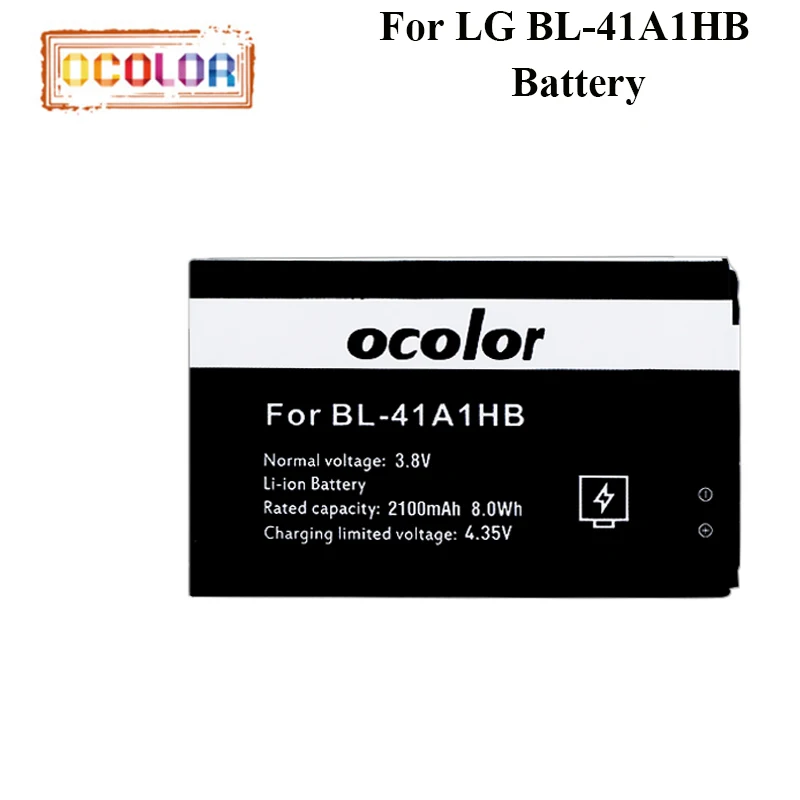 Ocolor для LG BL-41A1HB Батарея долгое время ожидания X Стиль дань HD Boost Mobile LS676 L56VL 2100 мАч |