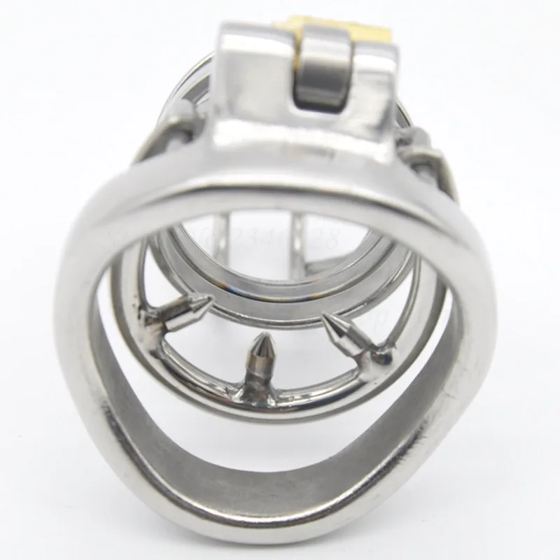 Stainless Steel Stealth Lock Male Chastity Device with Anti-Shedding Ring,Cock Cage,Virginity Belt,Penis Ring Adult Game For Men