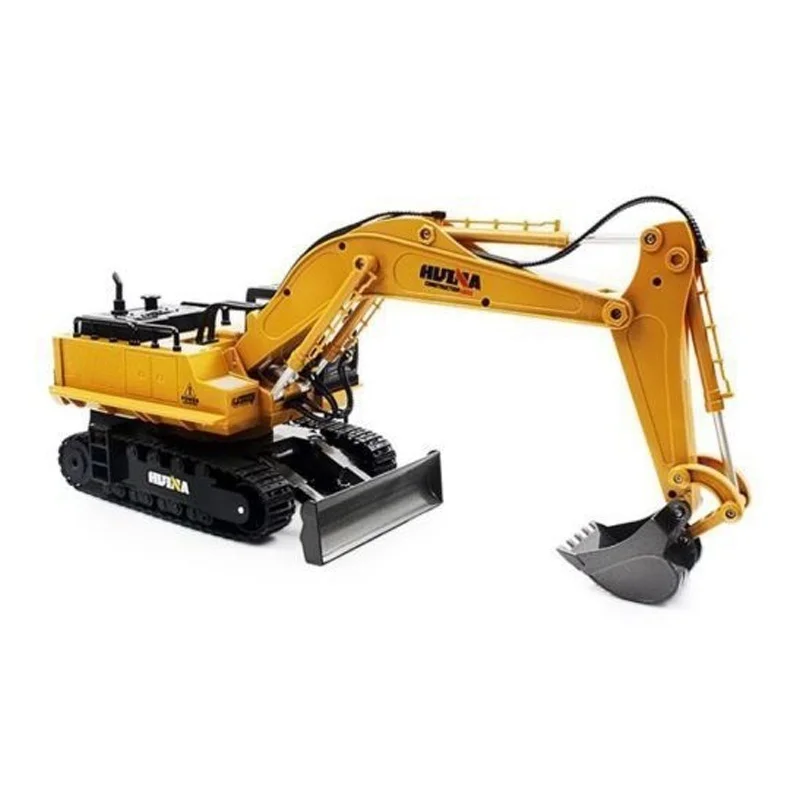 

HUINA 1710 RC Truck 1:50 Scale 2.4G Engineering Digger Truck Model Metal Remote Control RC Toys for Children Boys Gifts