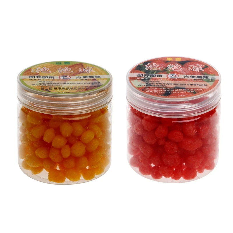 

1 Bottle Hook Fishing Bait Balls Pop Floating Carp Freshwater Saltwater Fishing Tackle