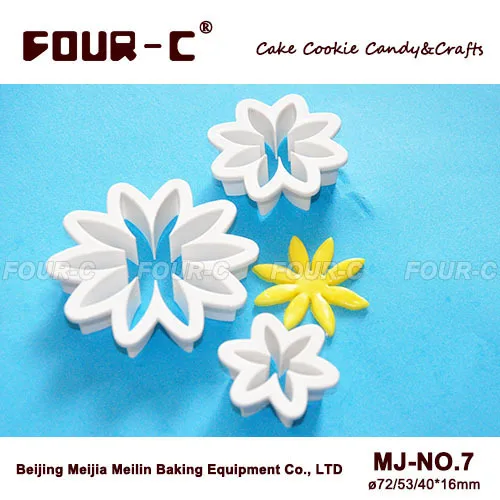 Fondant cake cutter,cake decorating plastic cutter, flower cake cutters